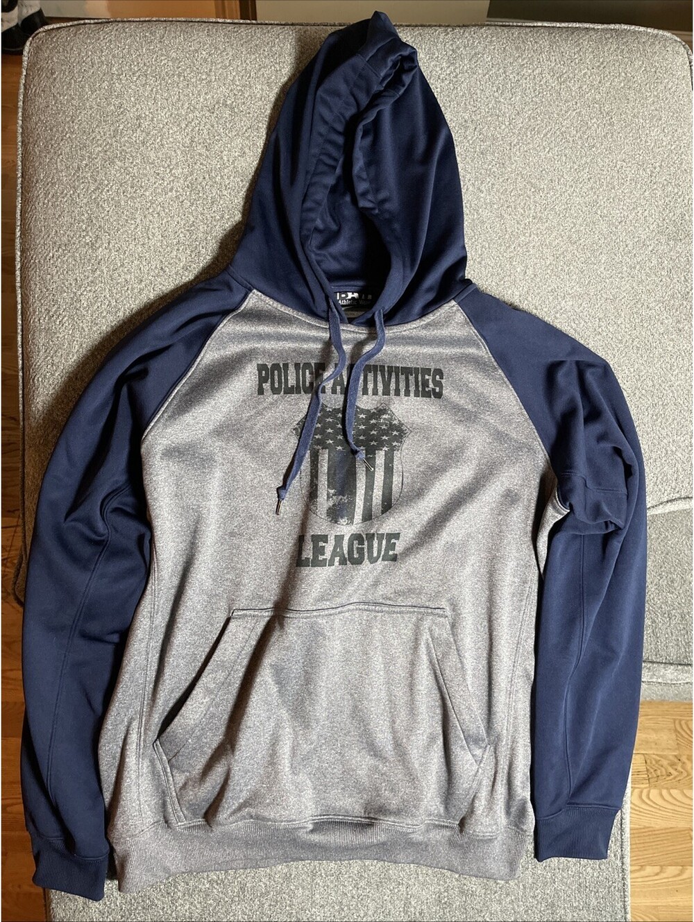 BAW Athletic Wear Hoodie Men's Police Activities League Size L